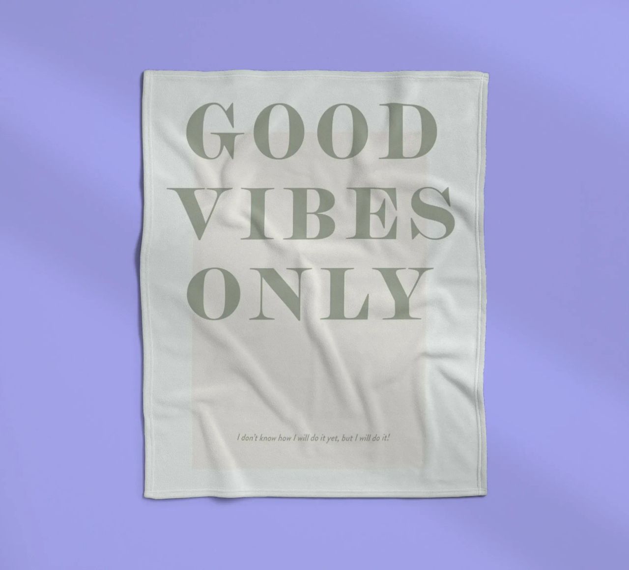 Goodvibes Only coperta in pile da Ayleen