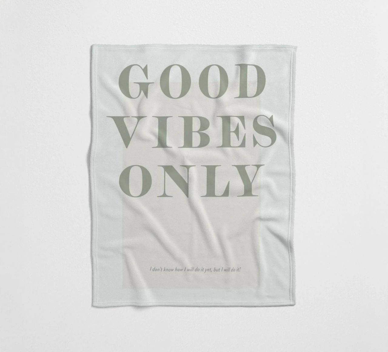 Goodvibes Only coperta in pile da Ayleen