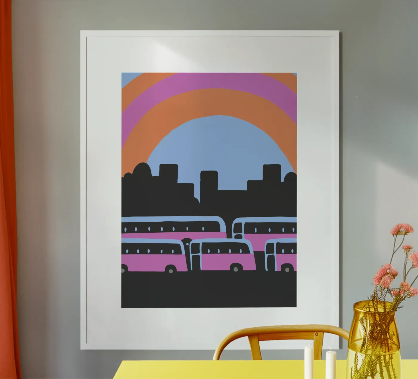 Bus Station poster by TRENDY POSTER SHOP