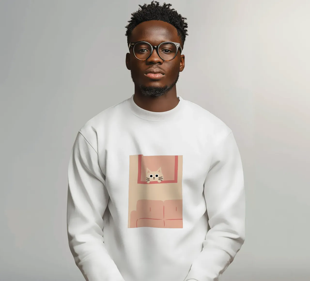 Gatti a casa felpa da TRENDY POSTER SHOP
