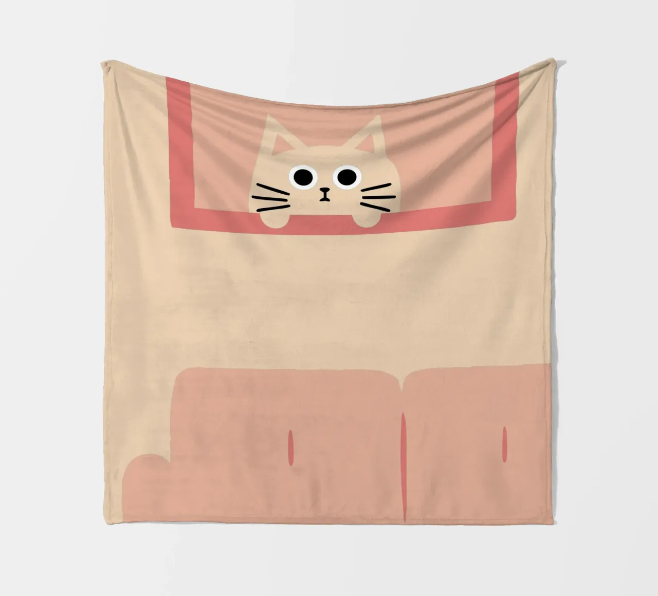 Cats at Home fleece blanket by TRENDY POSTER SHOP