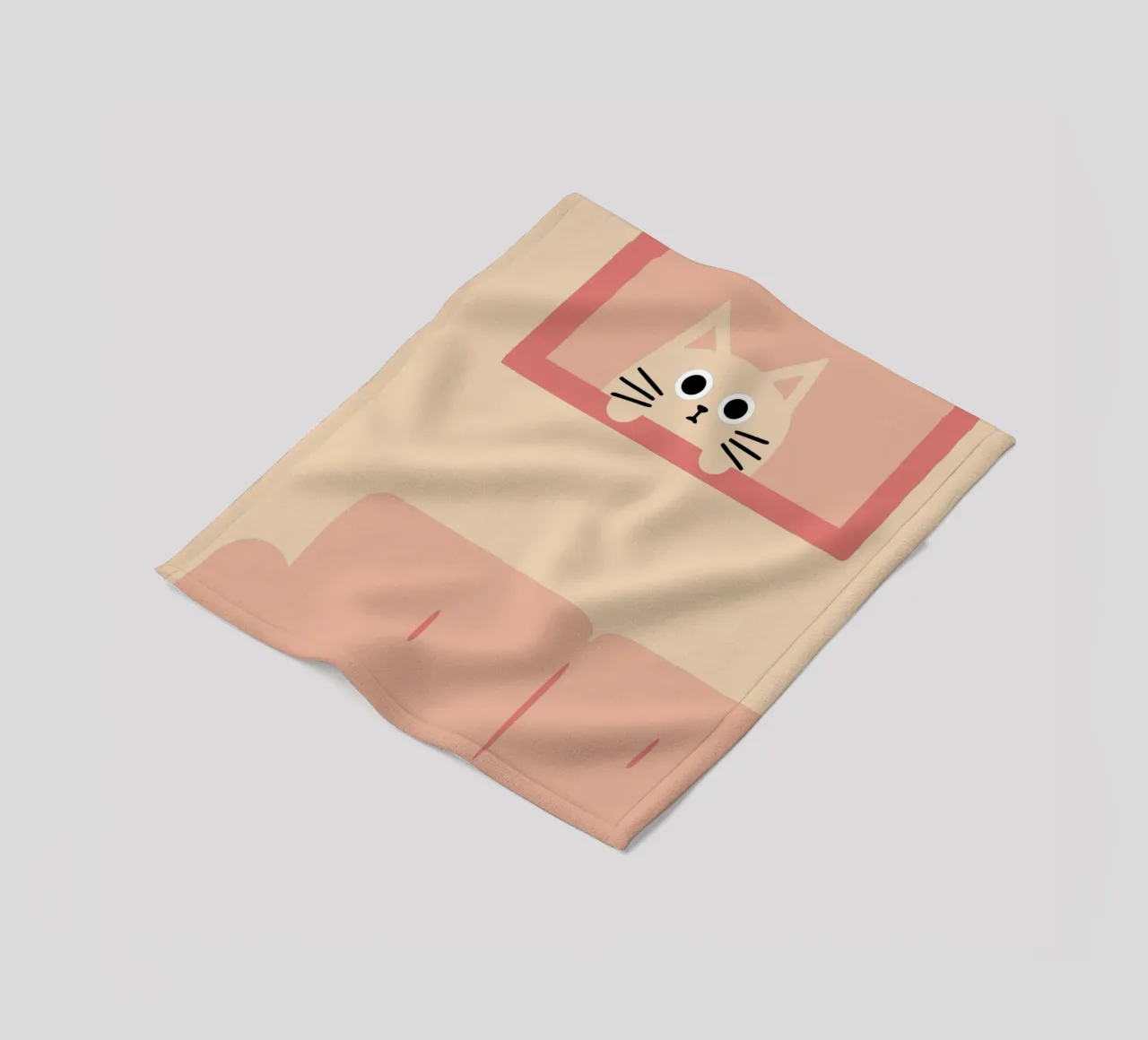 Cats at Home fleece blanket by TRENDY POSTER SHOP