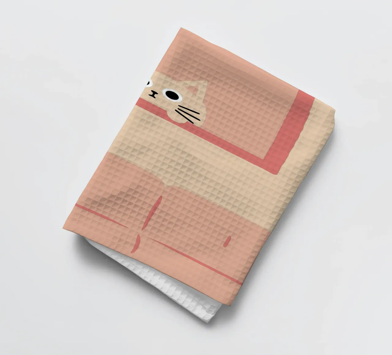 Katten thuis theedoek van TRENDY POSTER SHOP