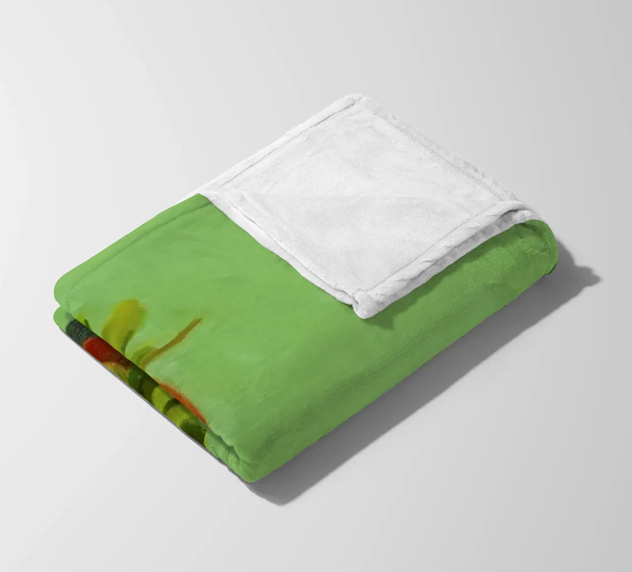 Strawberries fleece blanket by Miche Watkins