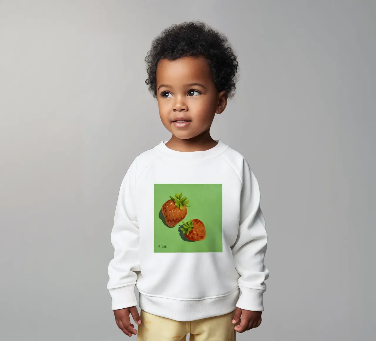 Strawberries felpa neonato da Miche Watkins