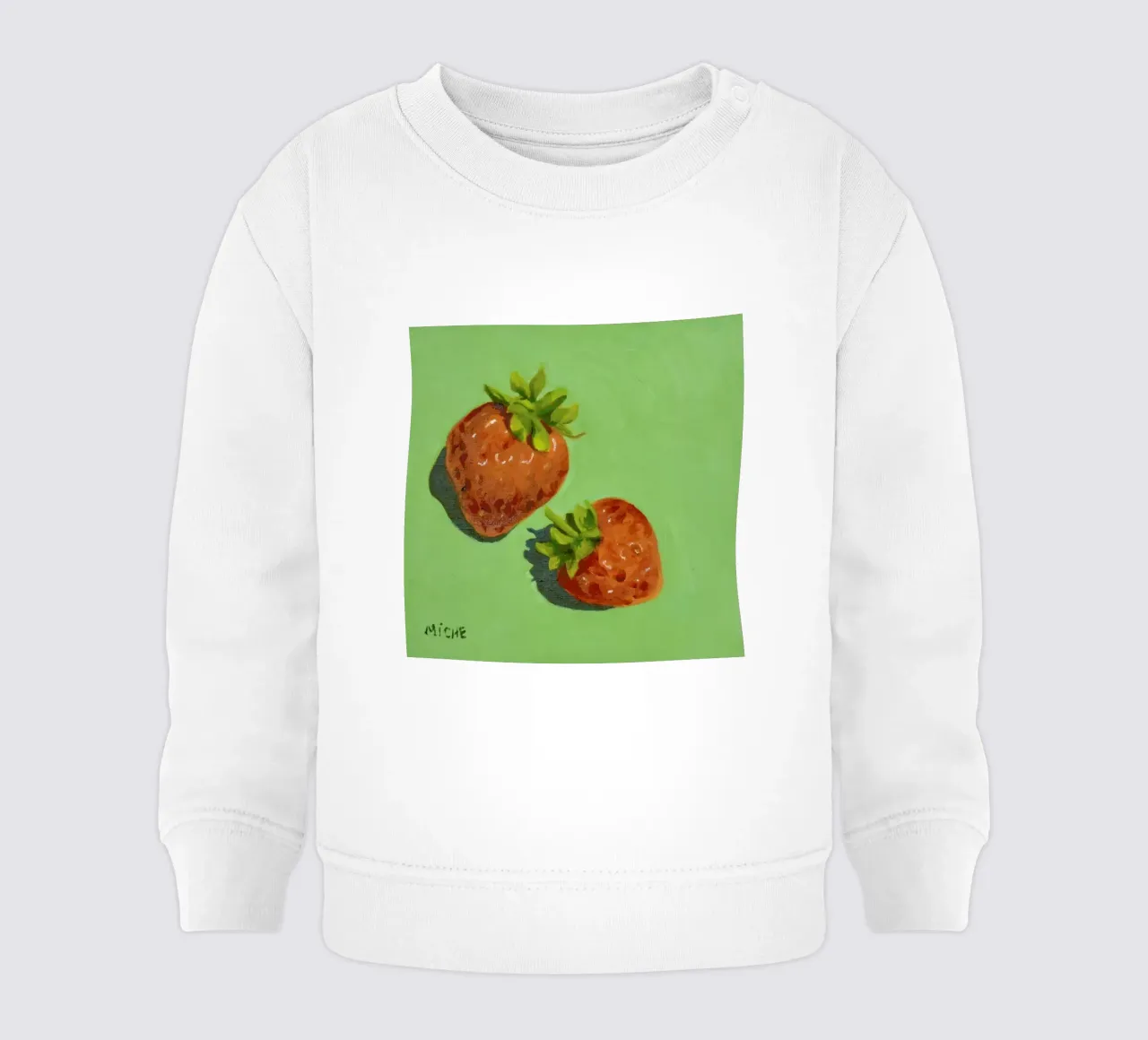 Strawberries felpa neonato da Miche Watkins