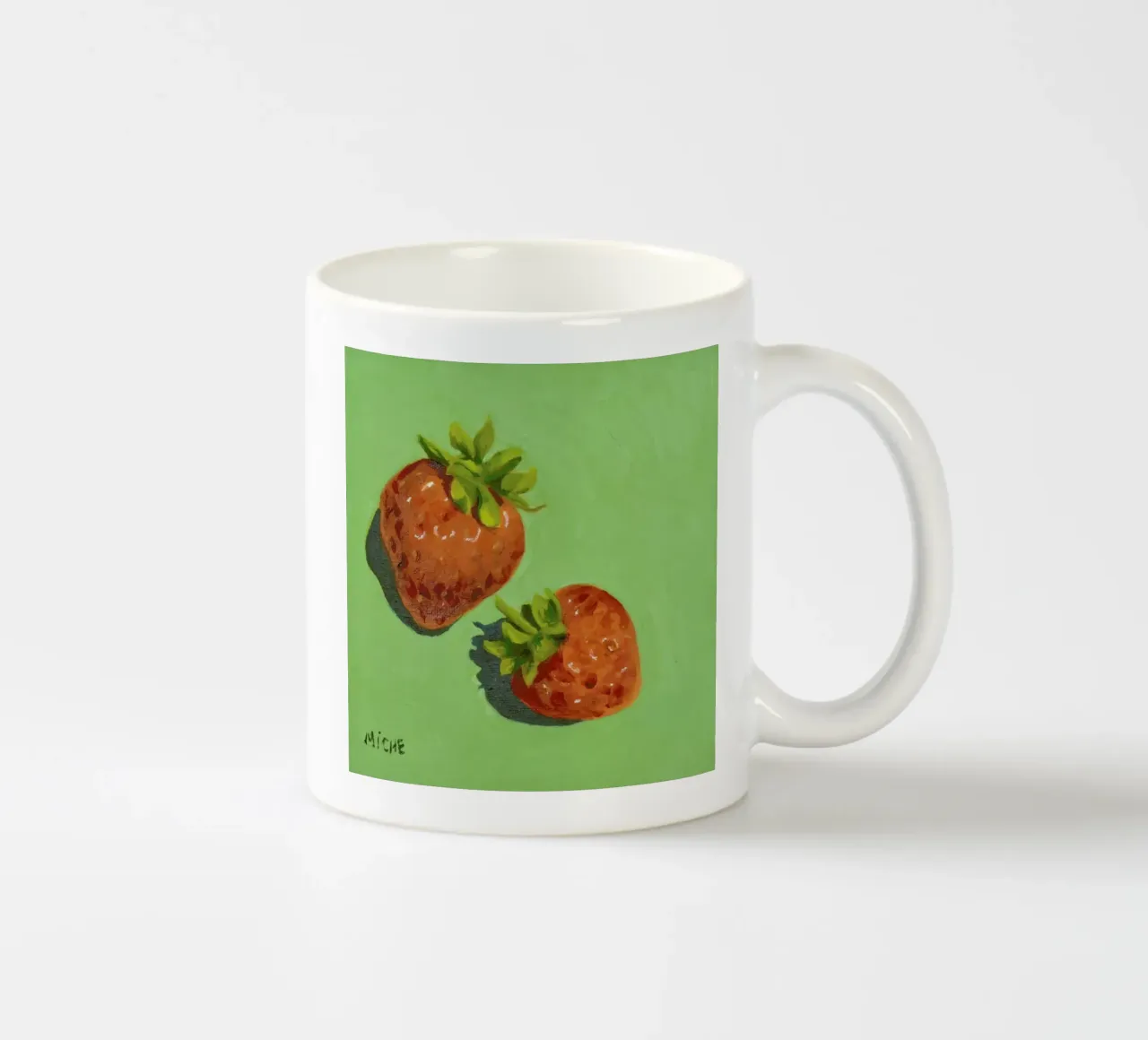 Strawberries tazza in ceramica da Miche Watkins