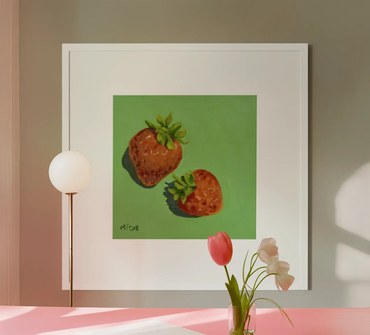 Strawberries hahnemühle by Miche Watkins