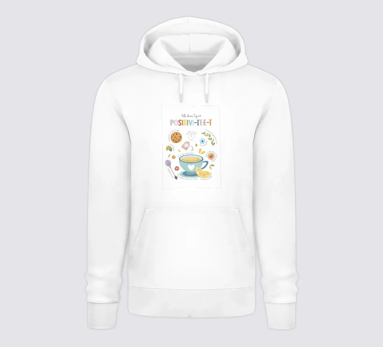Positivity Print, Mindfulness, Rainbow Nursery Therapy Print sudadera con capucha de ABC Prints