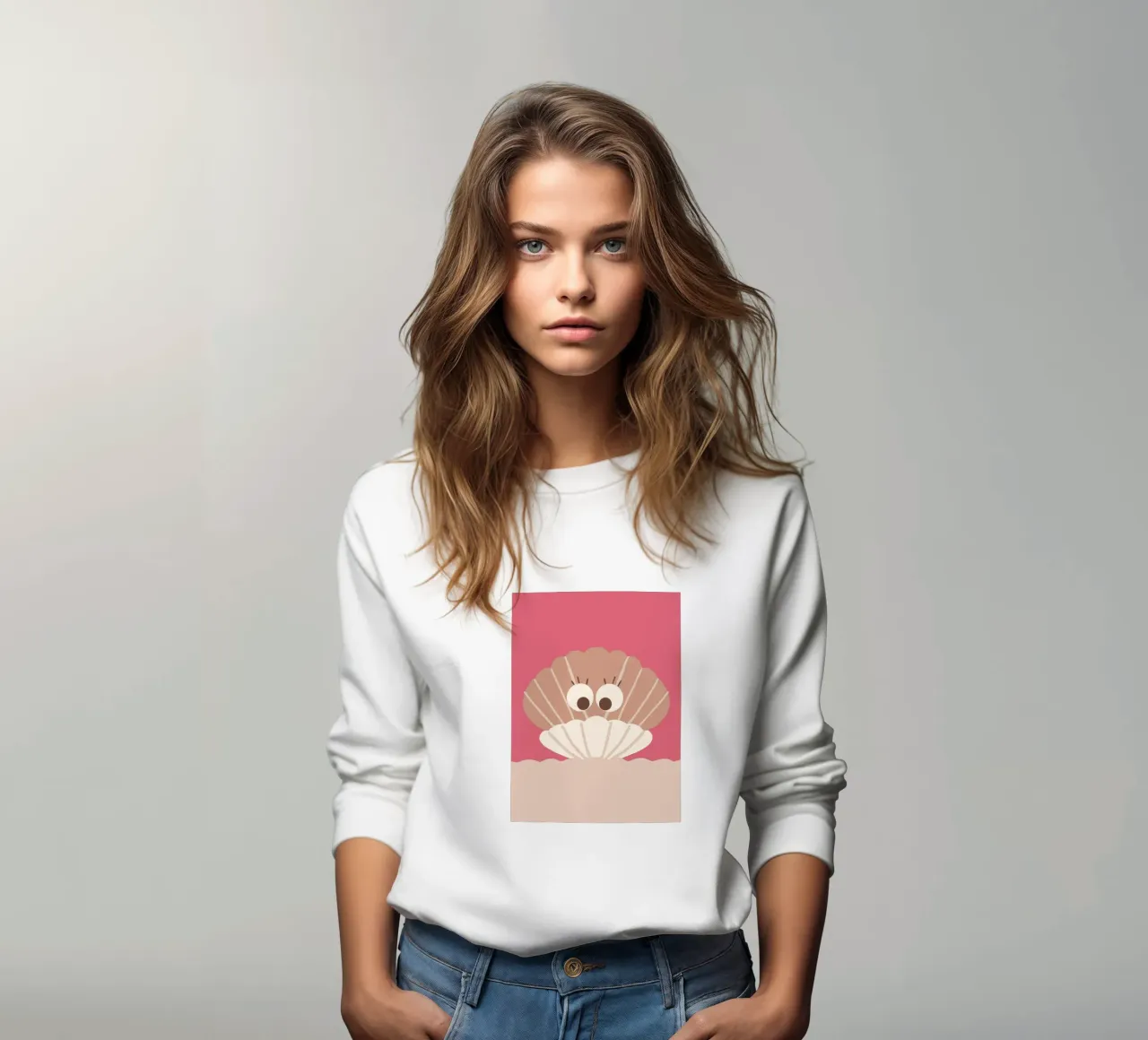 Shells sweatshirt by TRENDY POSTER SHOP