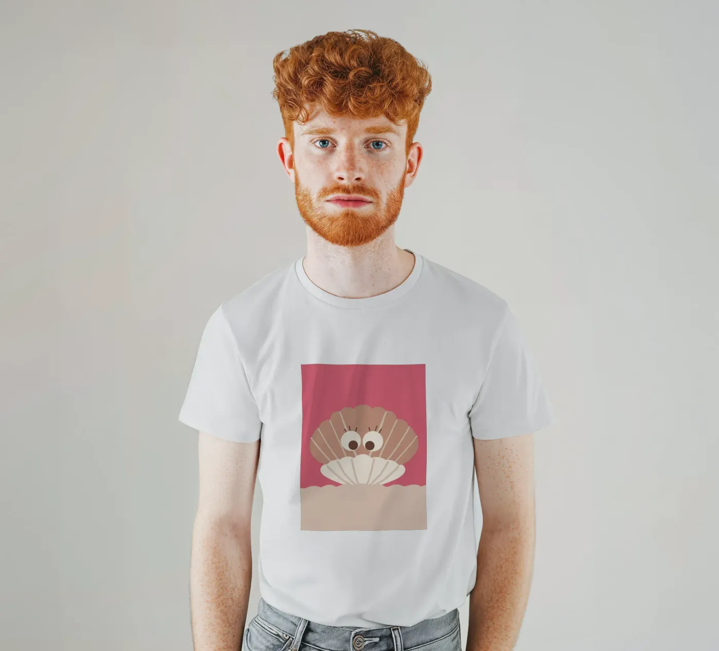 Conchiglie t-shirt da TRENDY POSTER SHOP