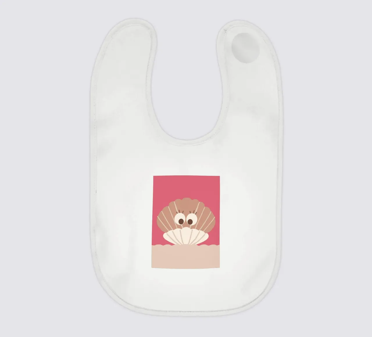 Shells baby bib by TRENDY POSTER SHOP