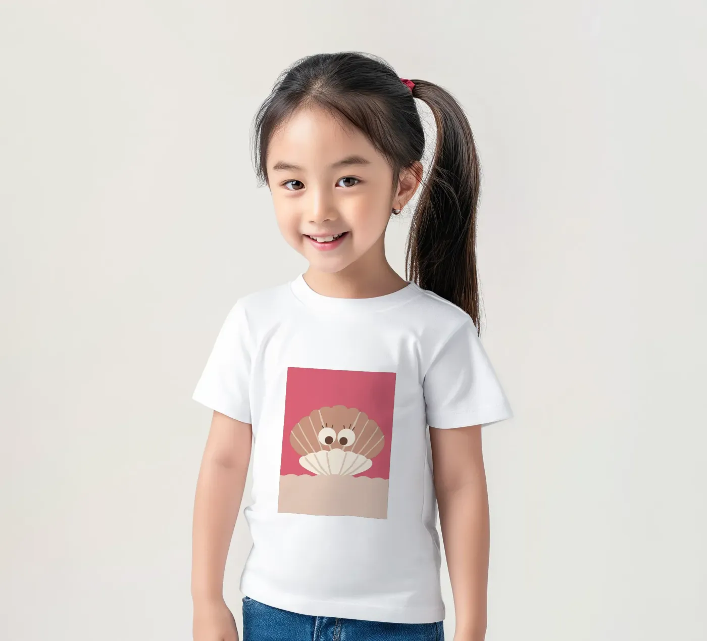 Shells kinder t-shirt van TRENDY POSTER SHOP