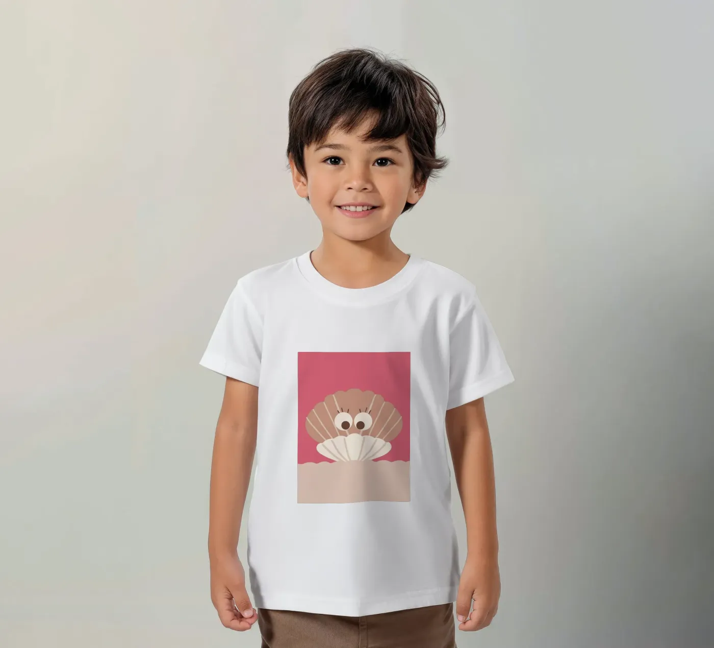 Shells kinder t-shirt van TRENDY POSTER SHOP
