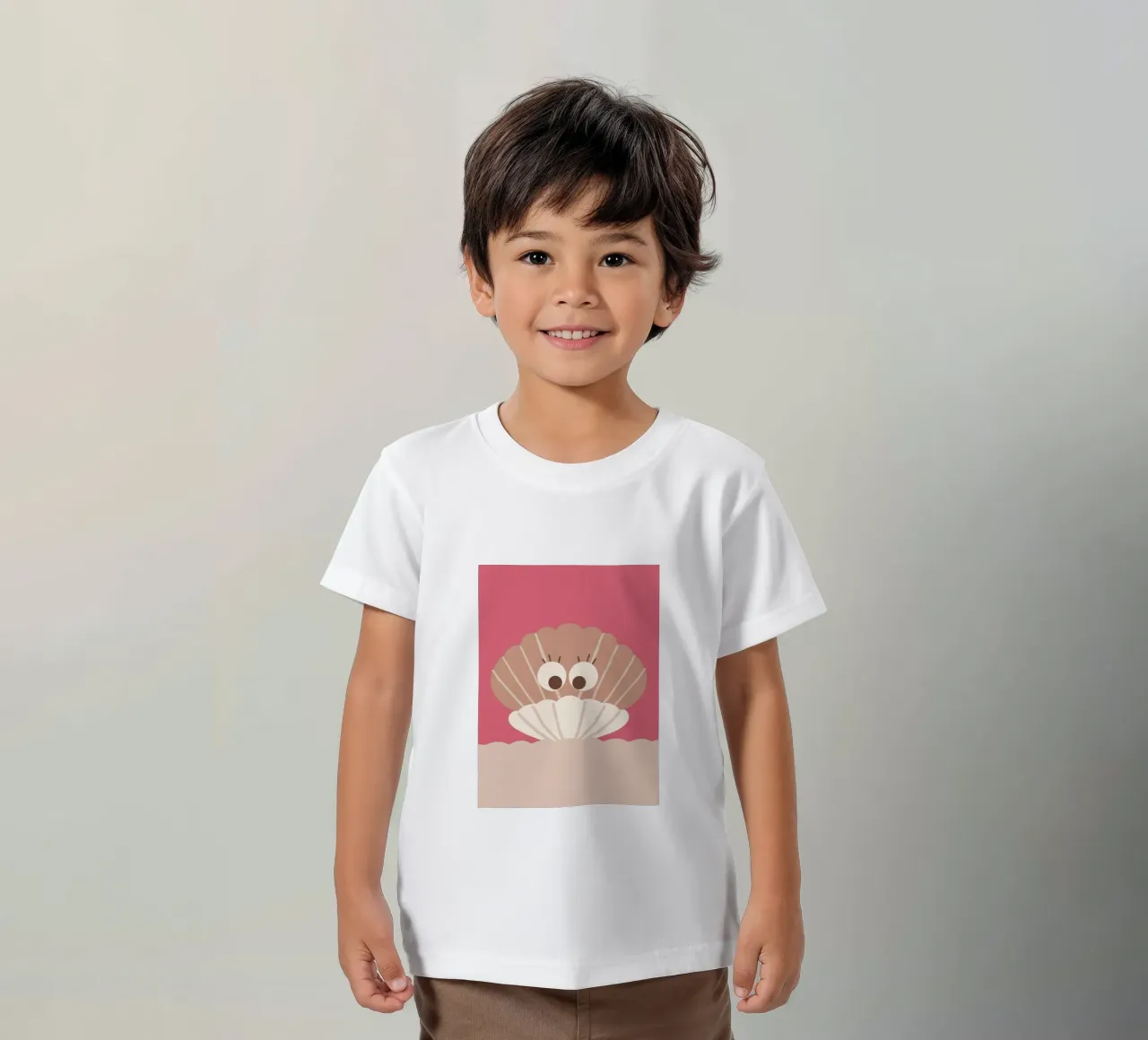 Shells kids t-shirt by TRENDY POSTER SHOP