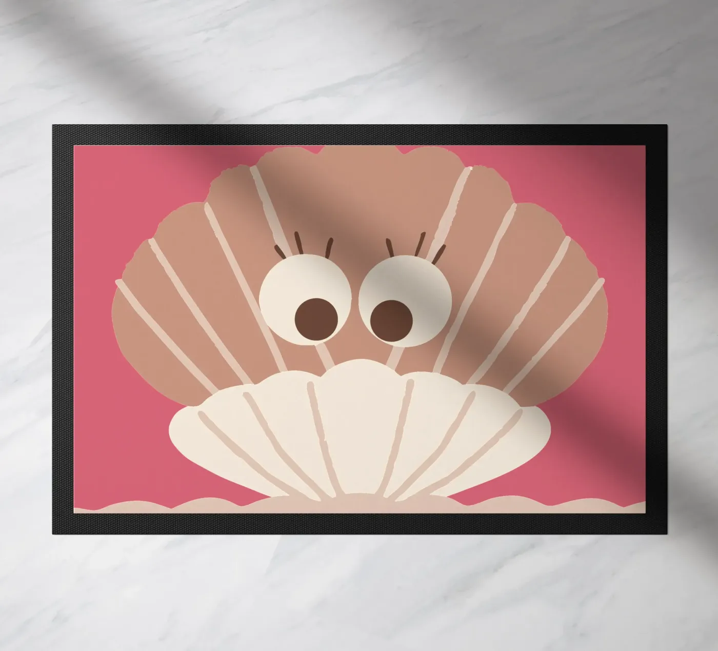 Schelpen deurmat van TRENDY POSTER SHOP