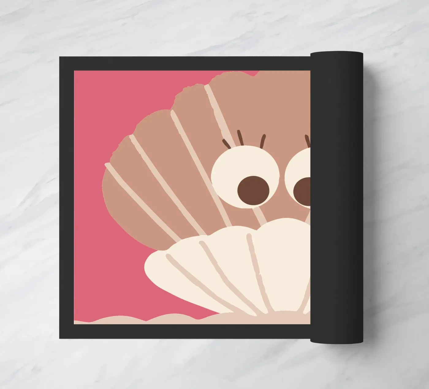 Schelpen deurmat van TRENDY POSTER SHOP