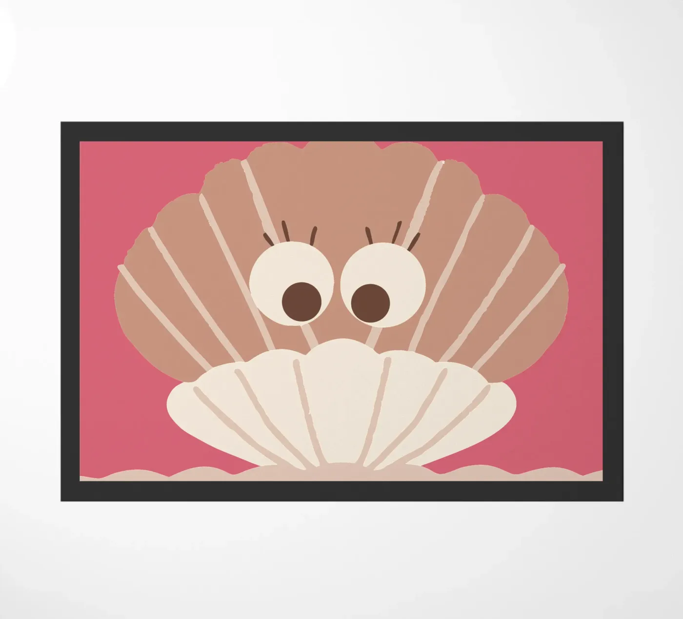Schelpen deurmat van TRENDY POSTER SHOP