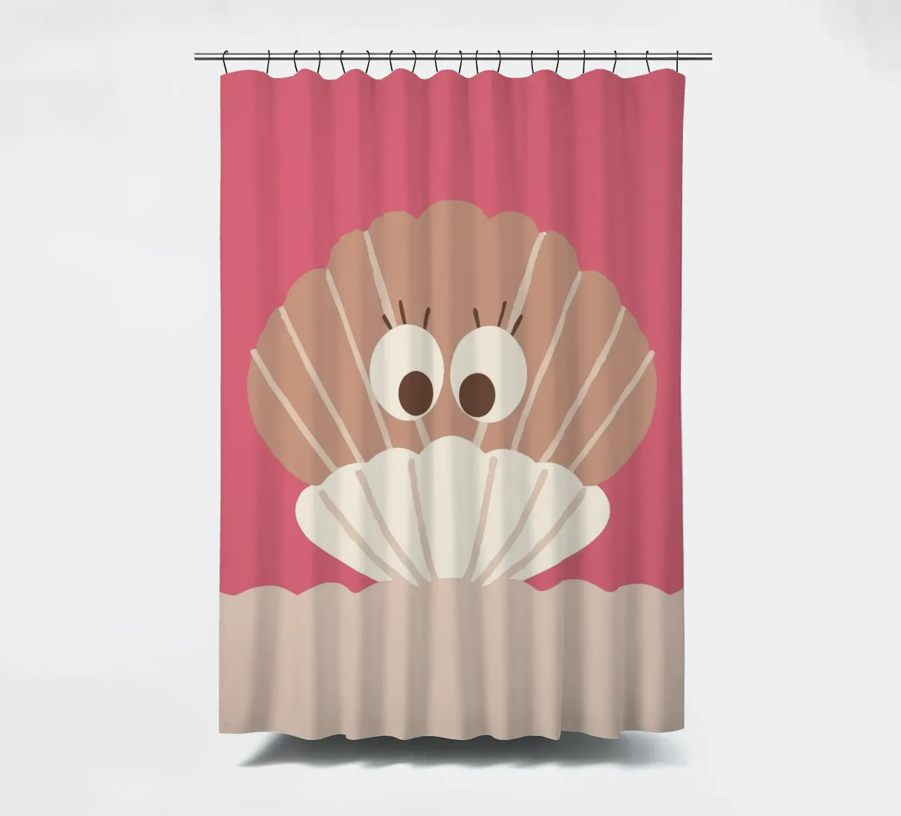 Shells Duschvorhang von TRENDY POSTER SHOP