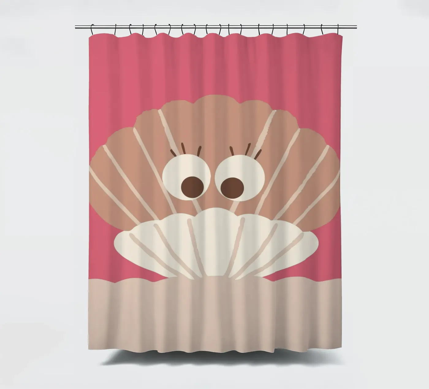 Shells douchegordijn van TRENDY POSTER SHOP