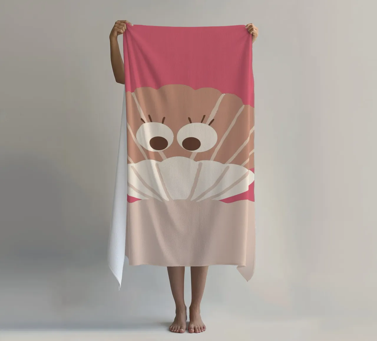 Schelpen strandhanddoek van TRENDY POSTER SHOP