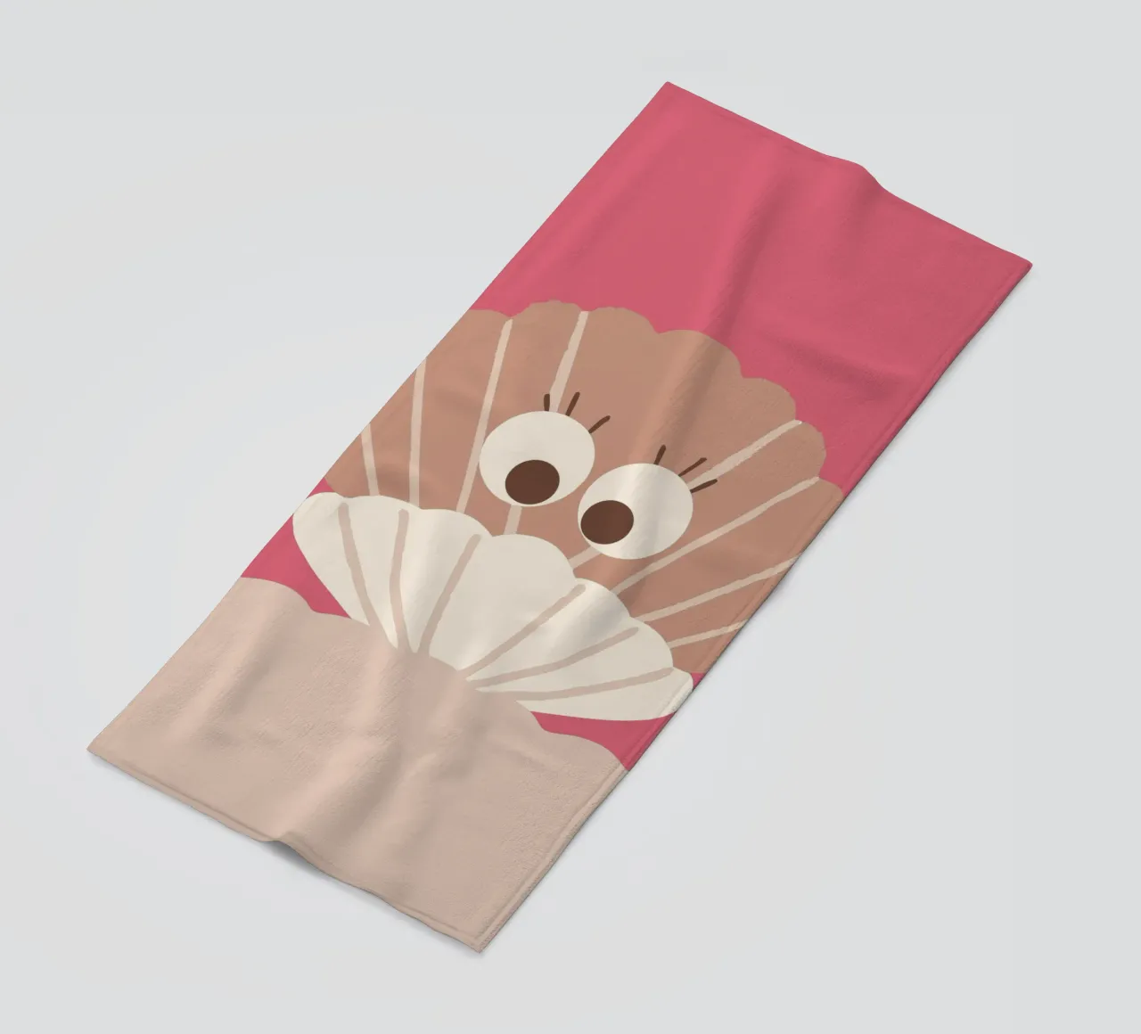 Schelpen strandhanddoek van TRENDY POSTER SHOP