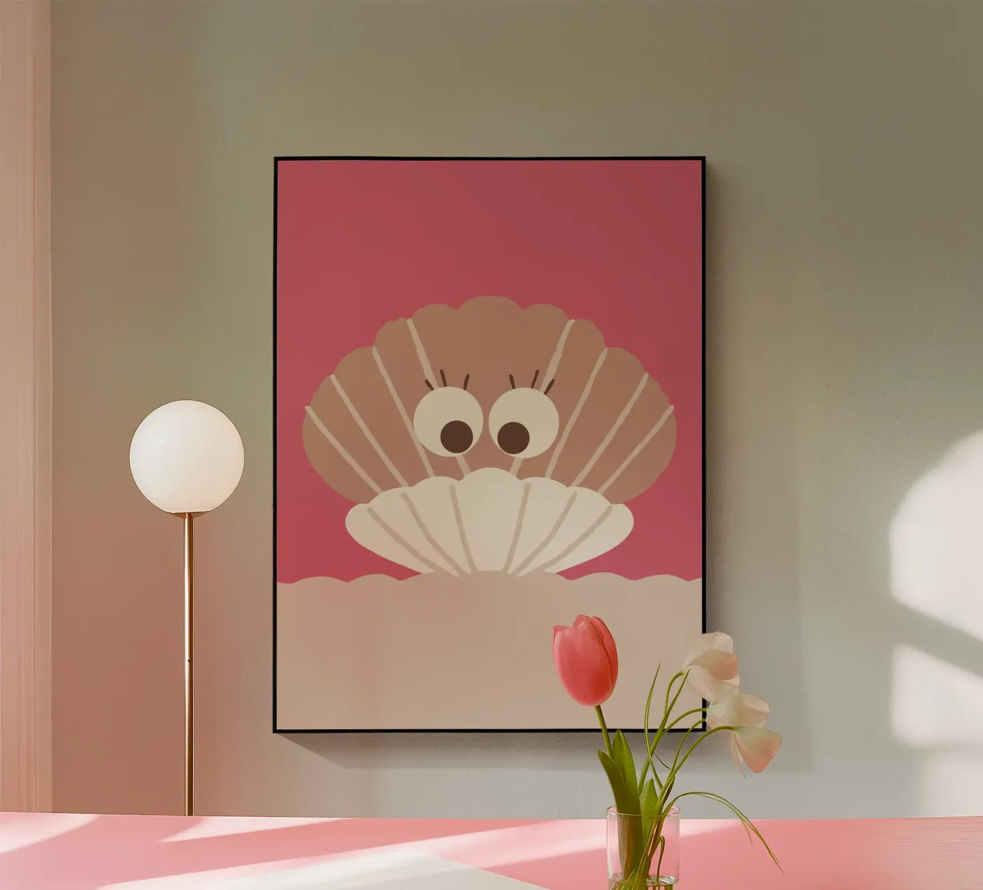 Shells acrylic glass by TRENDY POSTER SHOP