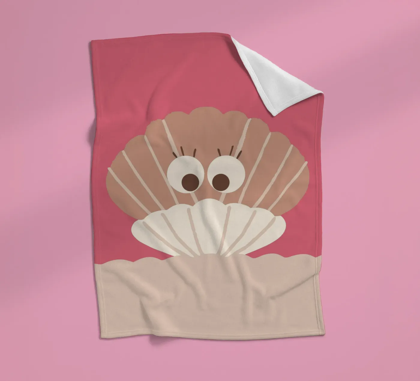 Coquilles plaid polaire de TRENDY POSTER SHOP
