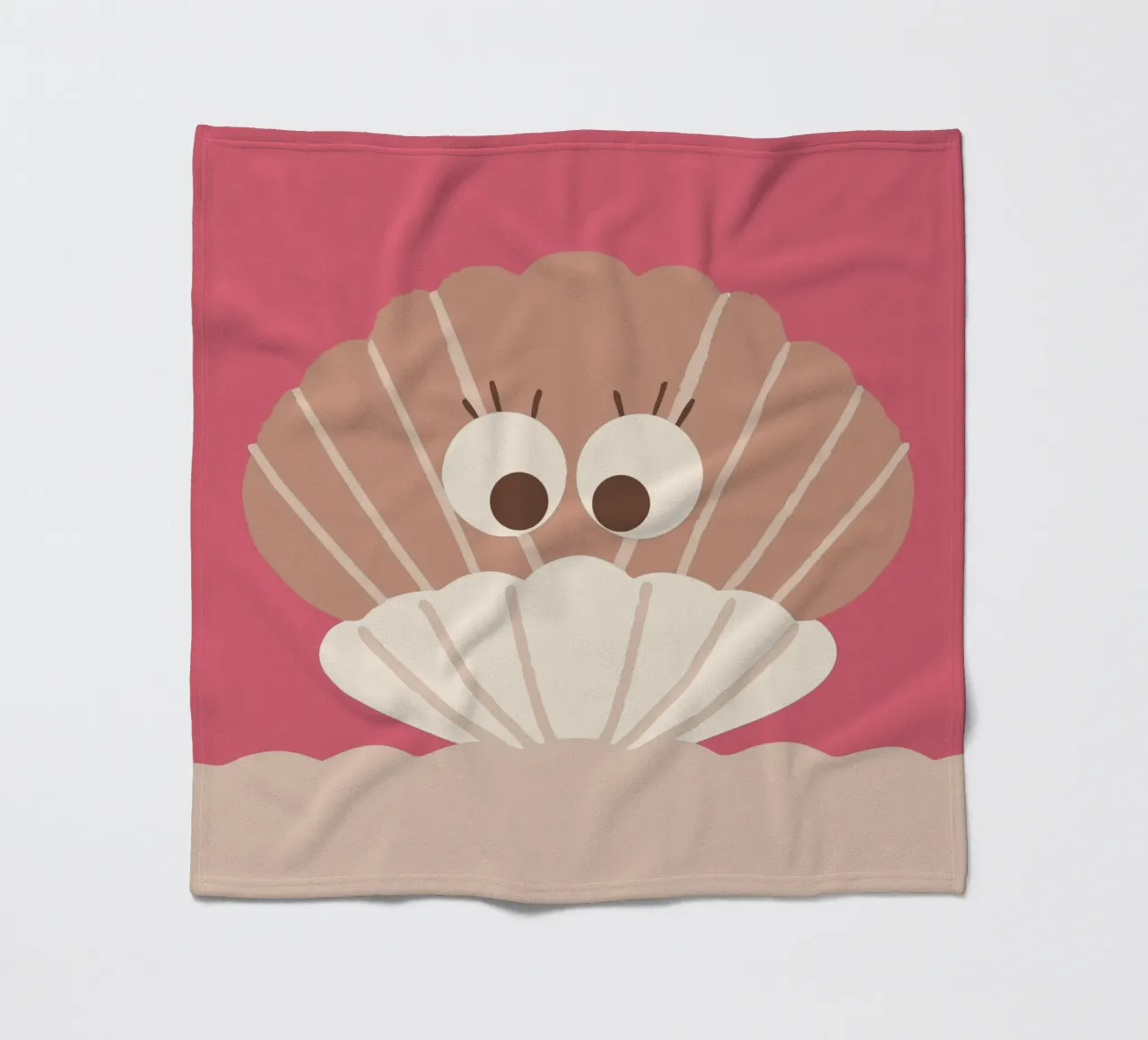 Shells fleece blanket by TRENDY POSTER SHOP