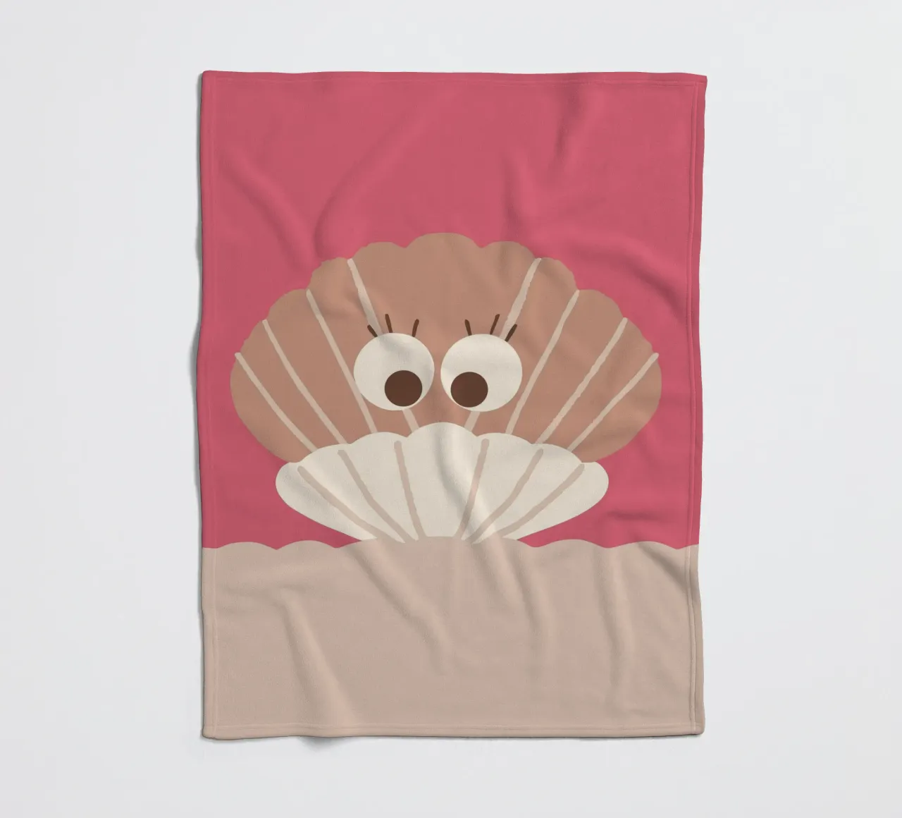 Shells fleece blanket by TRENDY POSTER SHOP