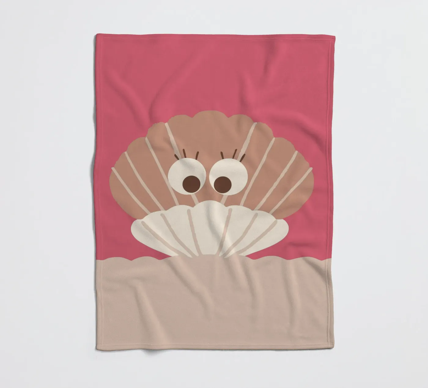 Coquilles plaid polaire de TRENDY POSTER SHOP