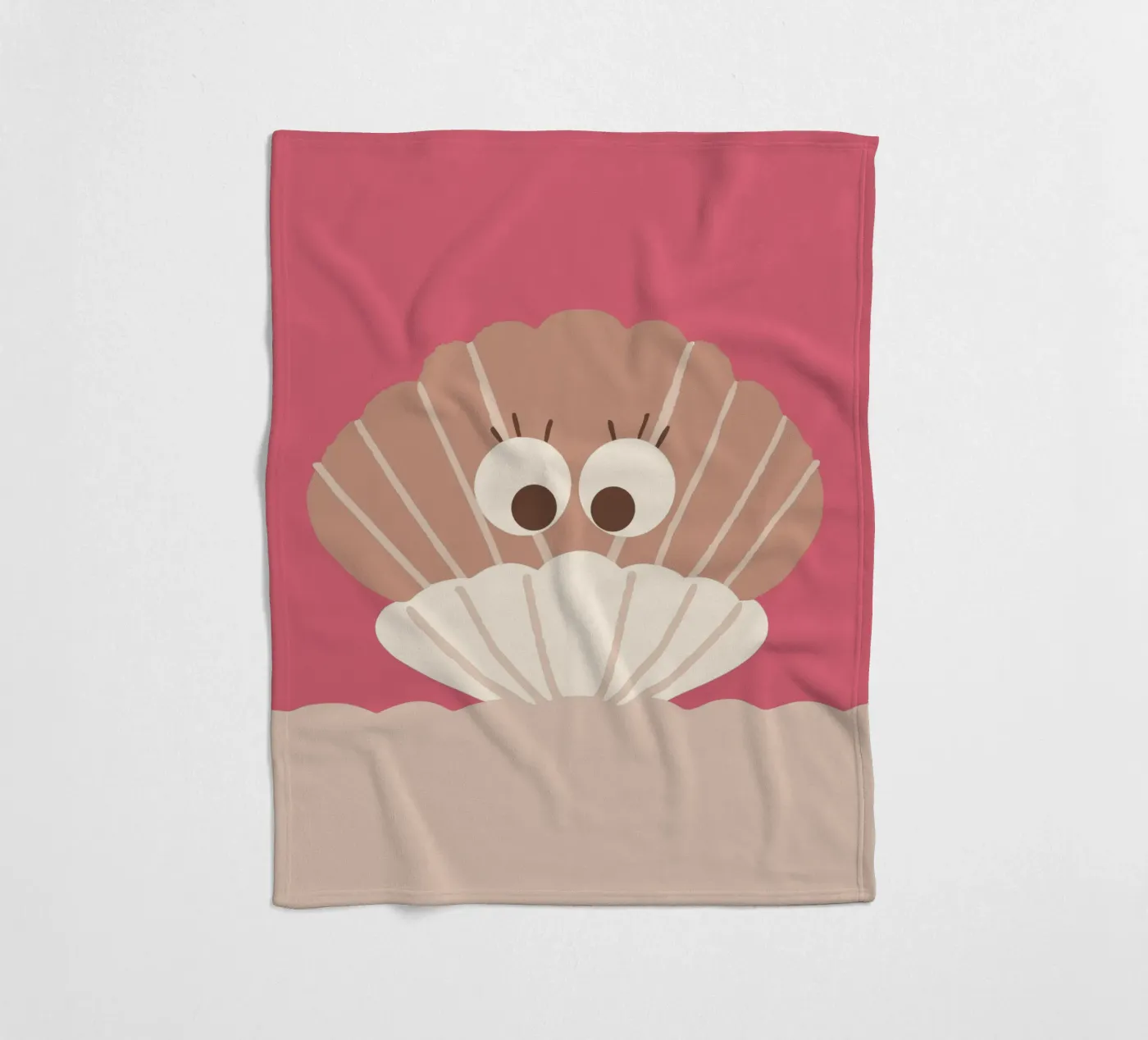 Coquilles plaid polaire de TRENDY POSTER SHOP