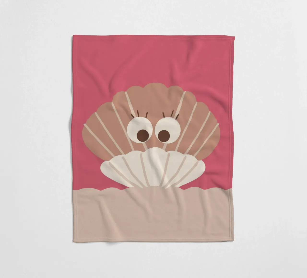 Shells fleece blanket by TRENDY POSTER SHOP