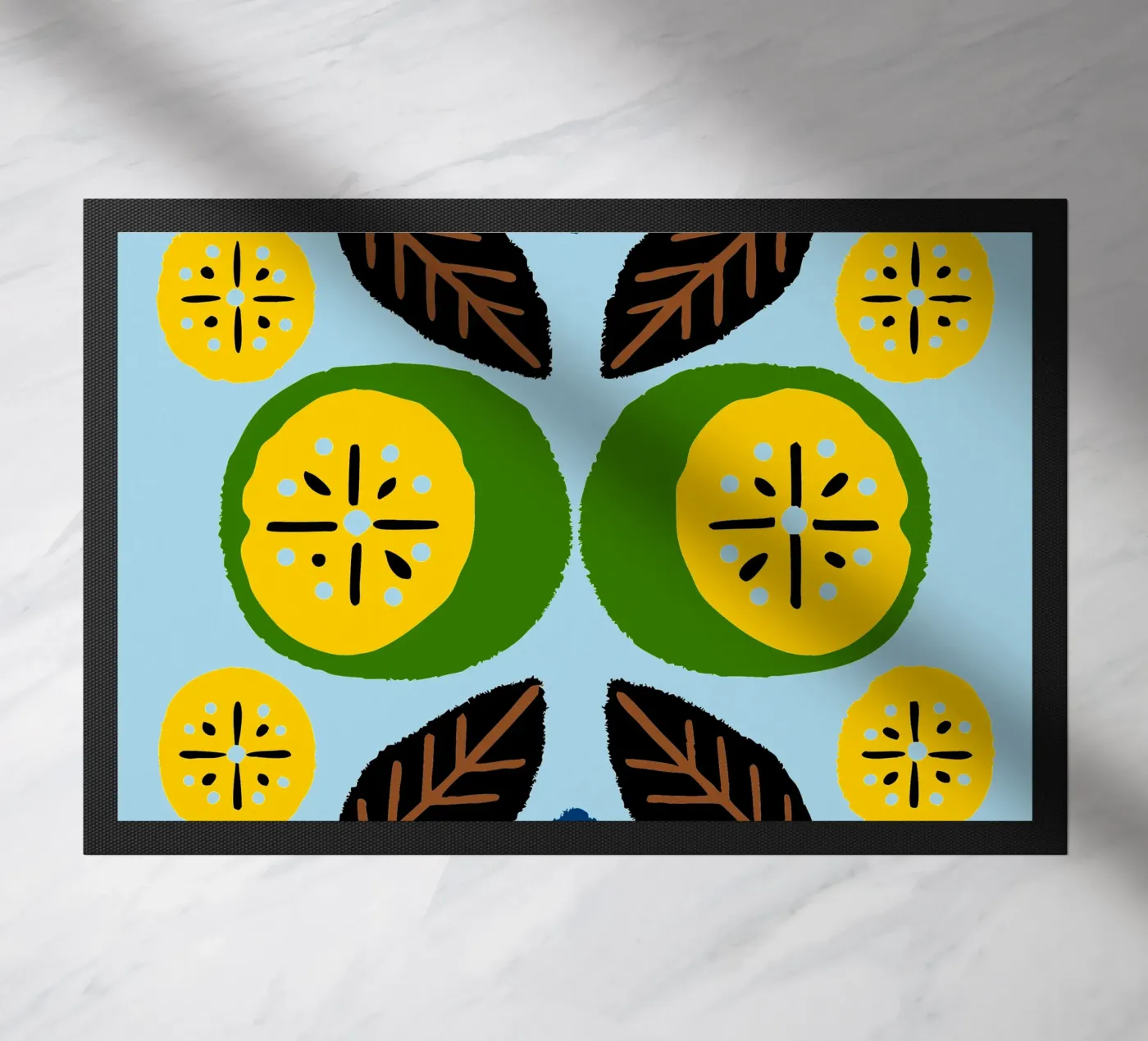 Citrus fruit doormat by TRENDY POSTER SHOP