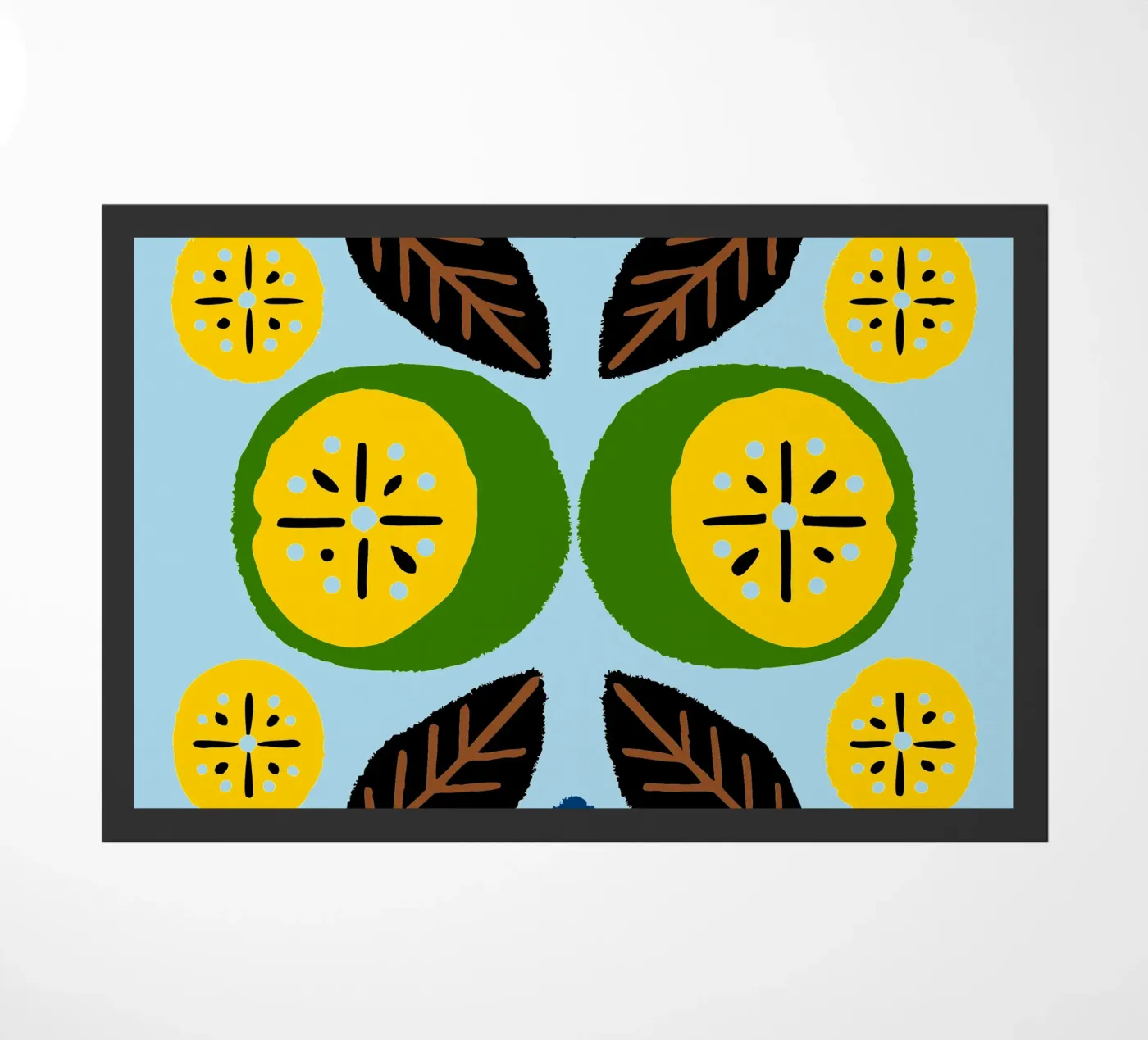 Citrus fruit doormat by TRENDY POSTER SHOP