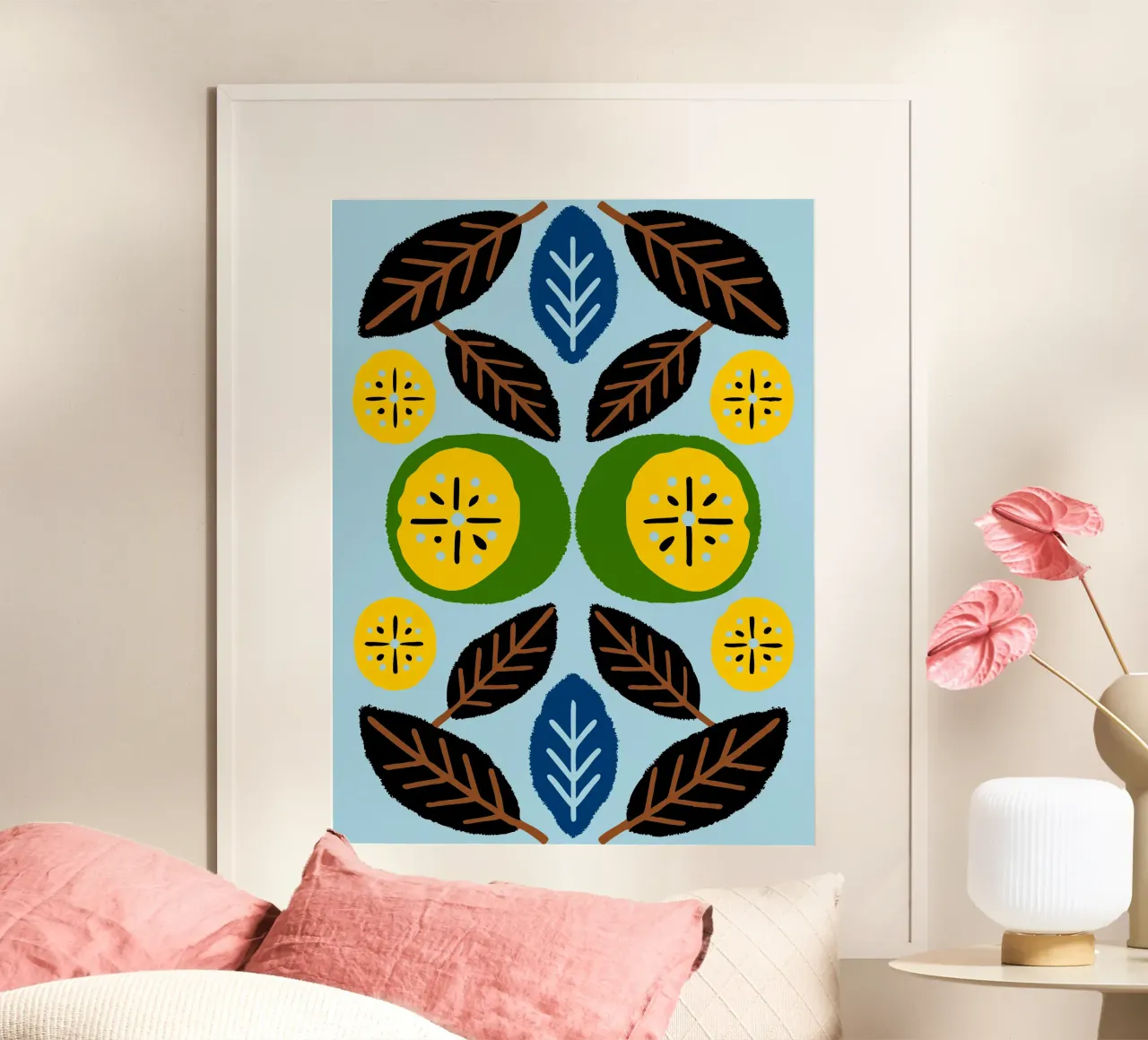 Agrumi poster con telaio in plastica da TRENDY POSTER SHOP
