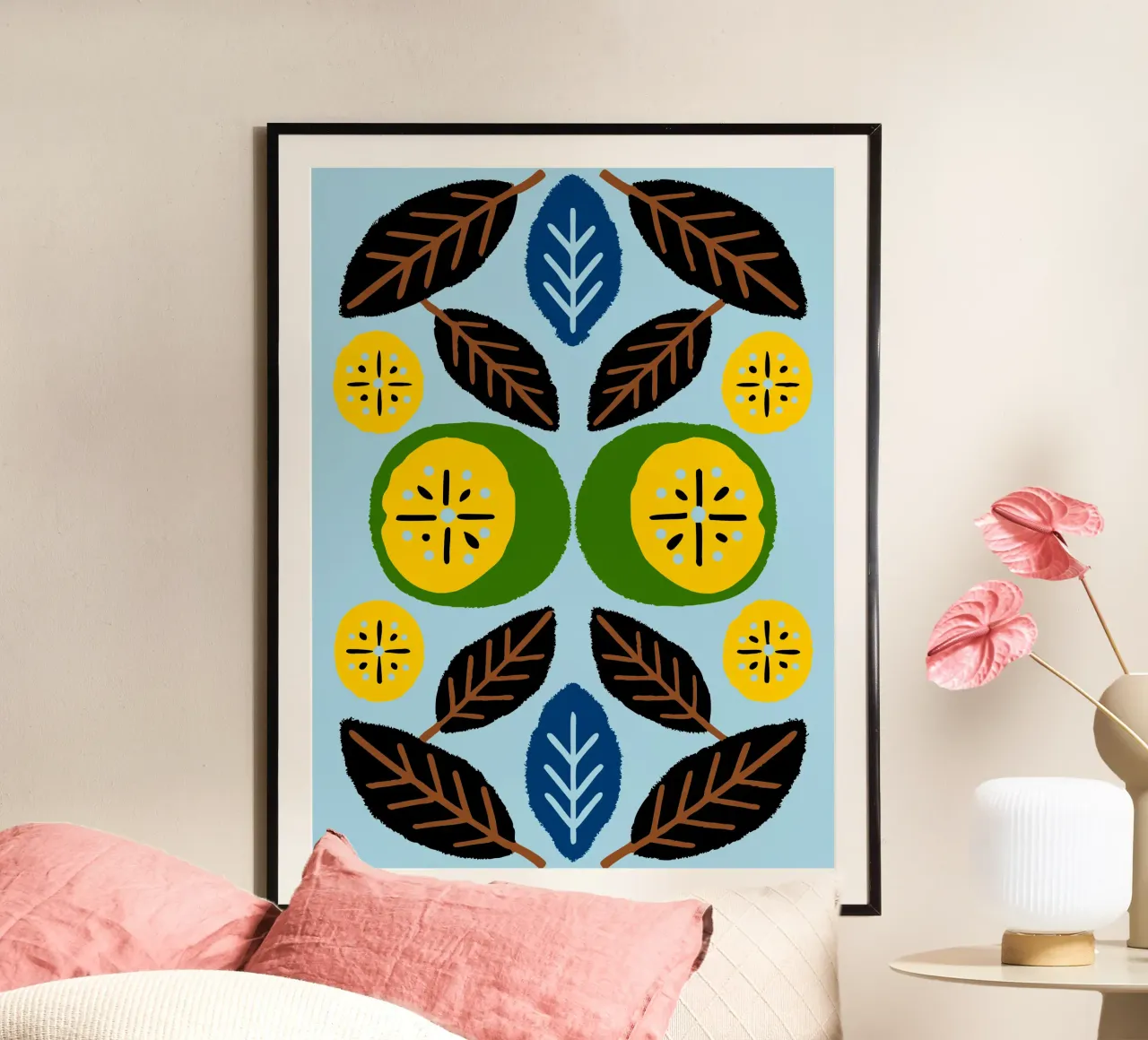 Agrumi poster con telaio in plastica da TRENDY POSTER SHOP