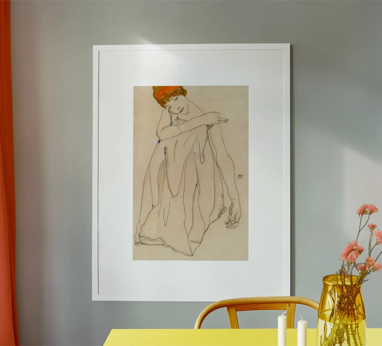 Egon Schiele – Dancer (1913) Hahnemühle von Wirla