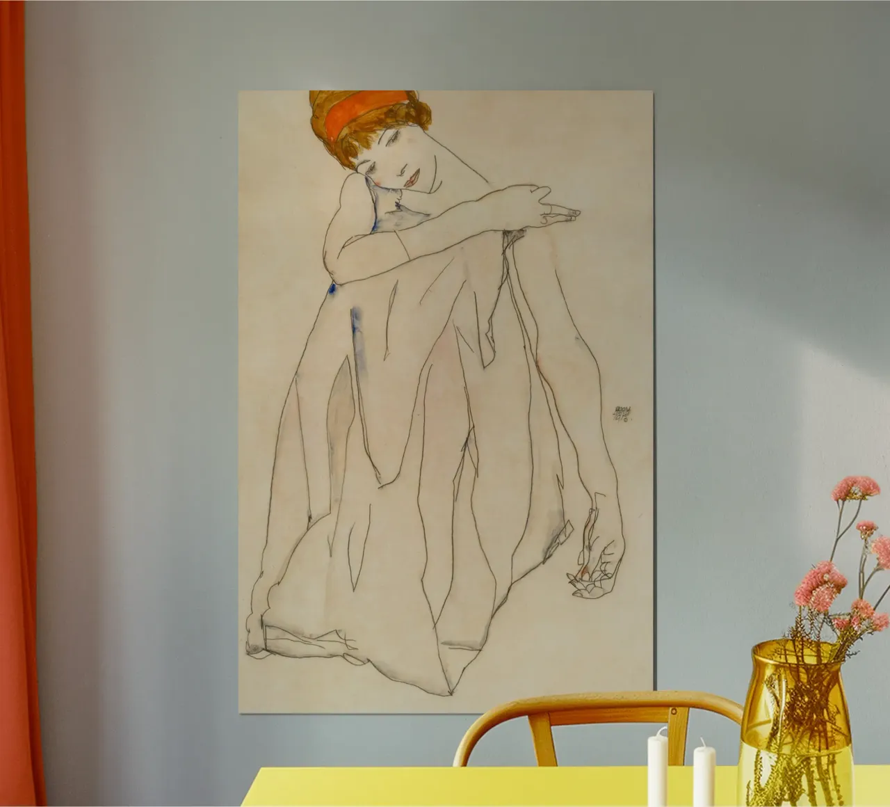 Egon Schiele – Dancer (1913) Hahnemühle von Wirla