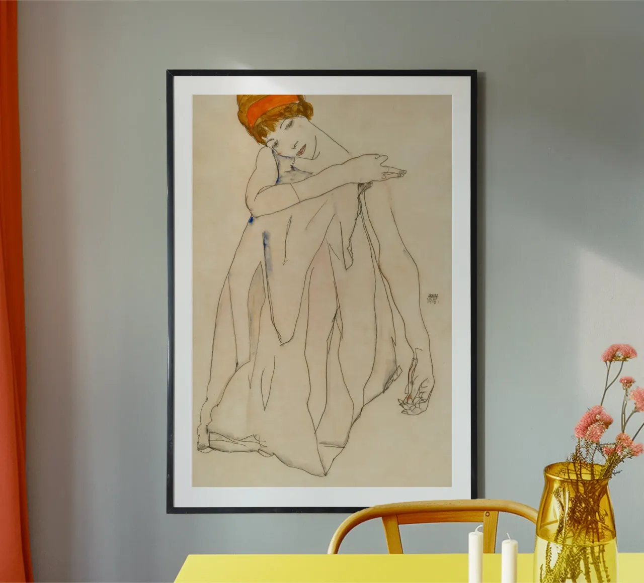Egon Schiele – Dancer (1913) Hahnemühle von Wirla