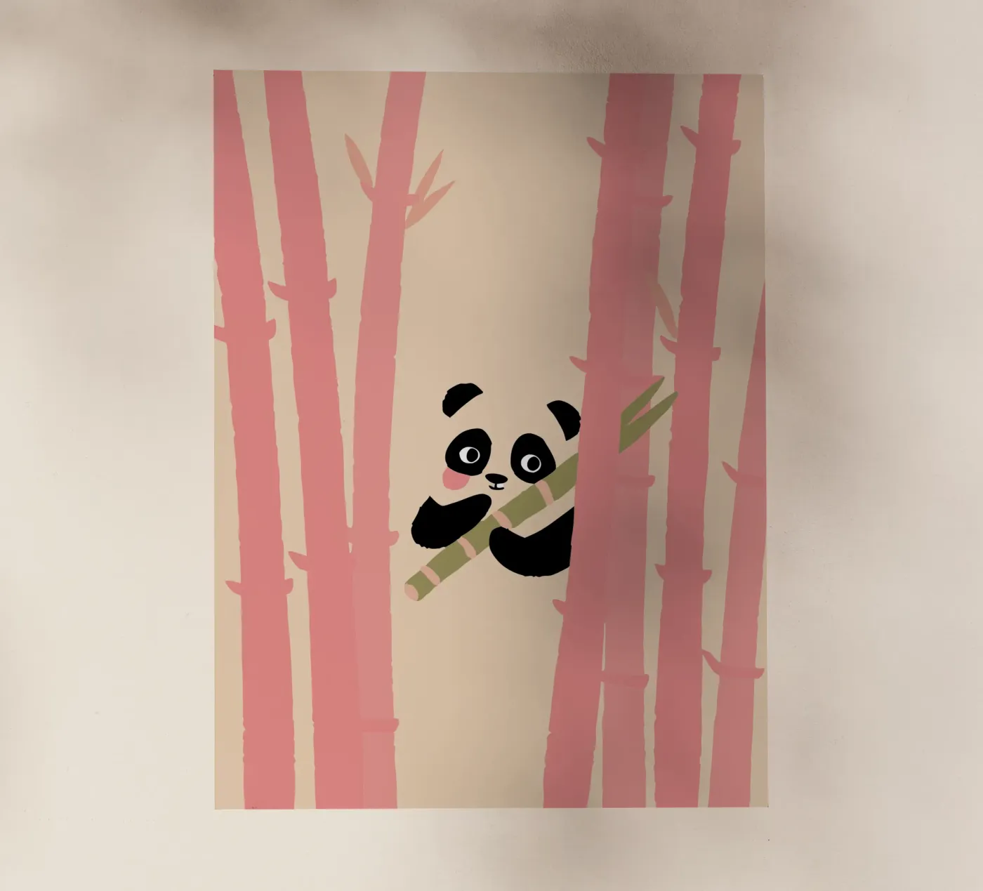 Panda di bambù pellicola backlit da TRENDY POSTER SHOP