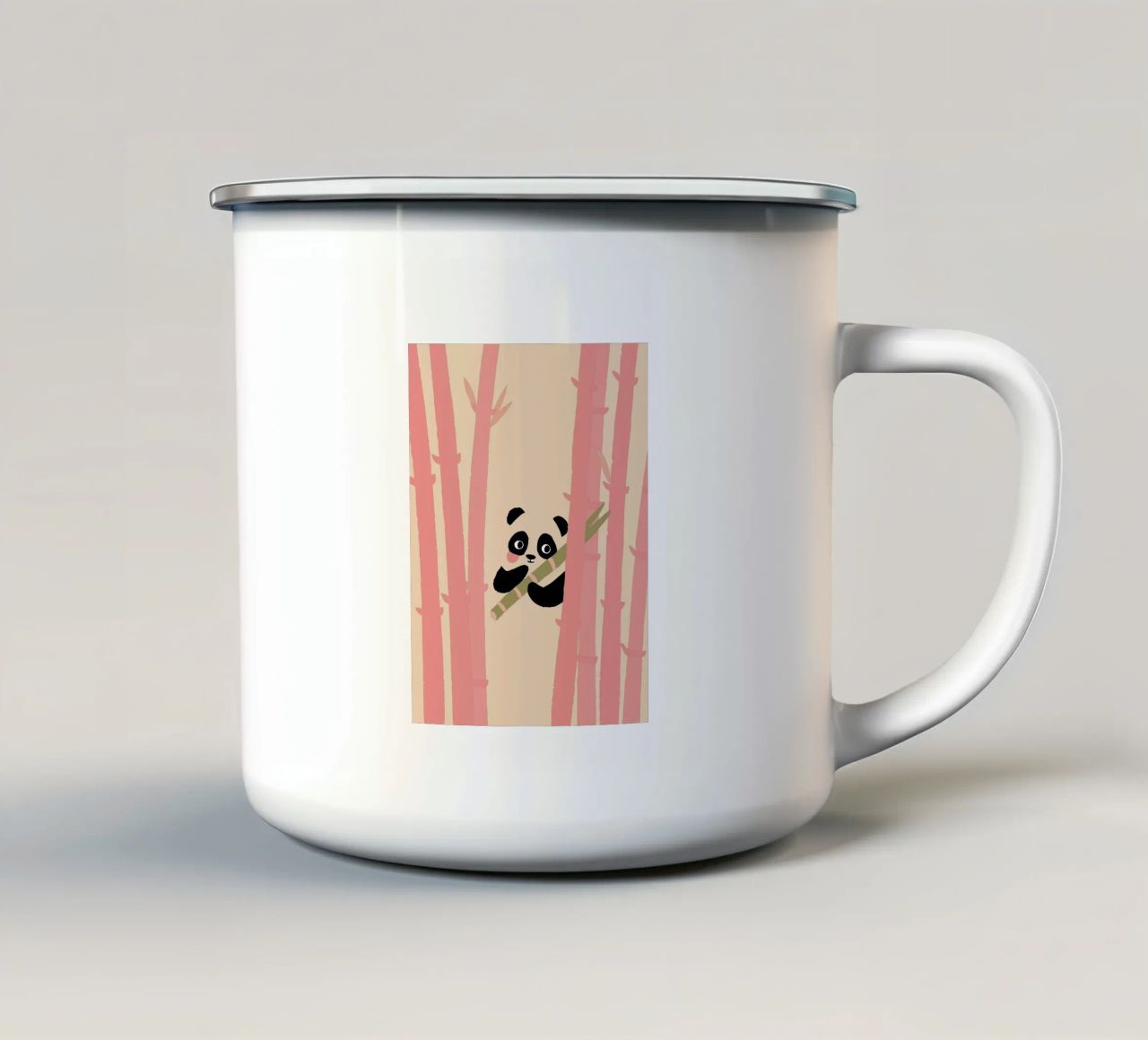 Panda di bambù tazza in smalto da UNIQUE SHOP