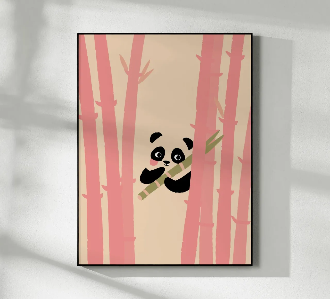 Panda di bambù plexiglass da TRENDY POSTER SHOP