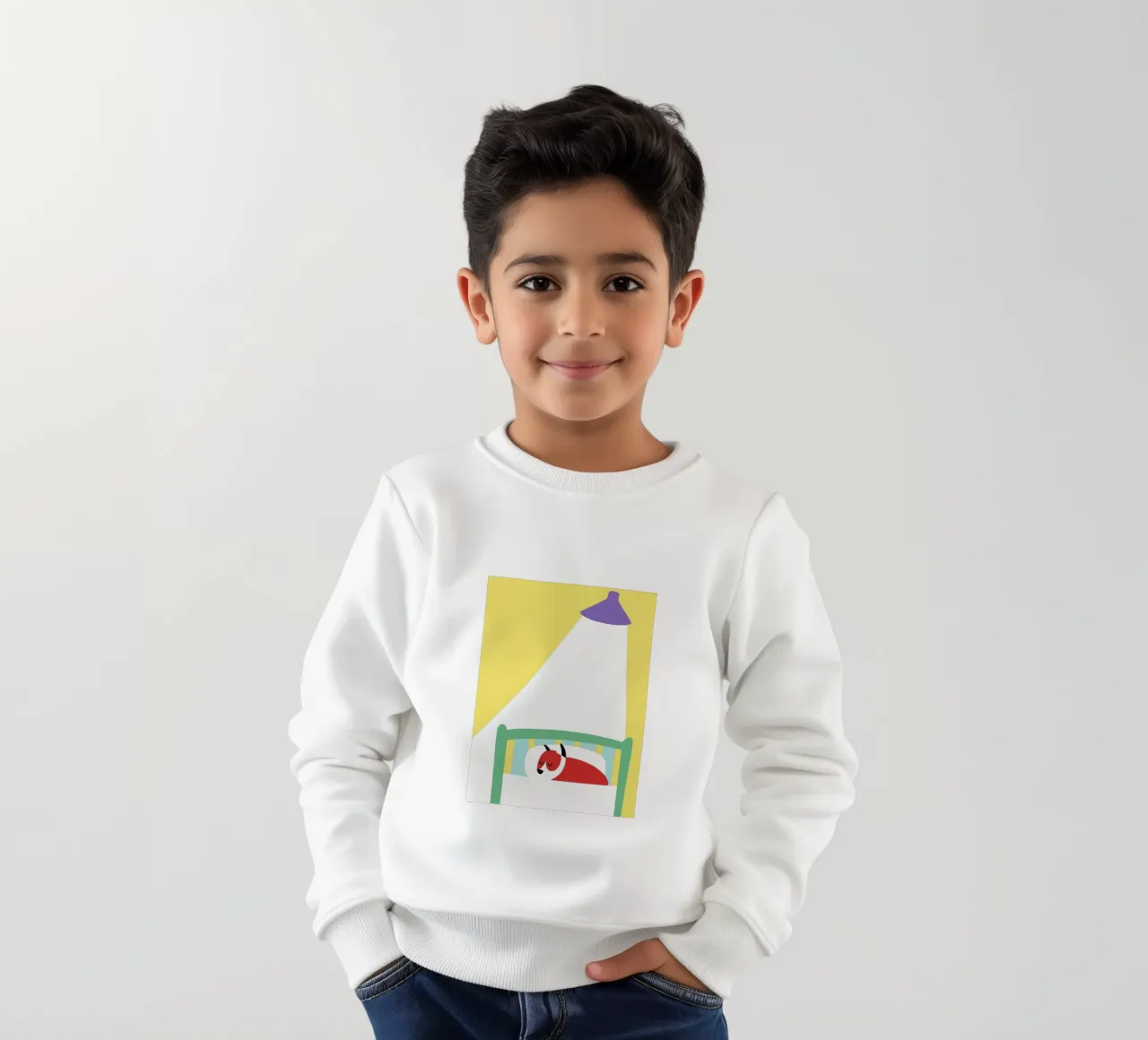 Cane che dorme felpa bambino da TRENDY POSTER SHOP