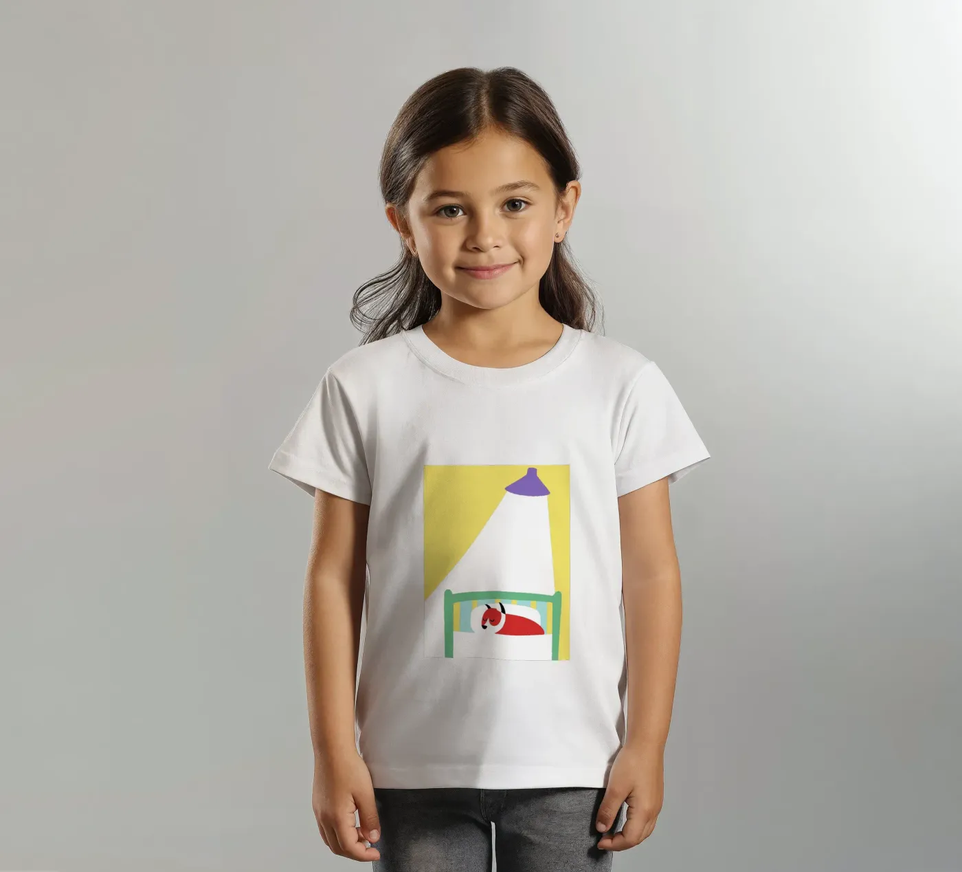 Cane che dorme t-shirt bambini da TRENDY POSTER SHOP