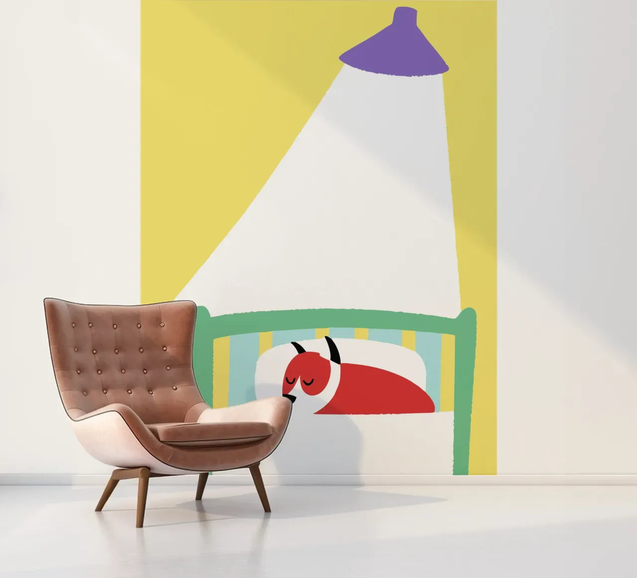 Sleeping Dog photo wallpaper by TRENDY POSTER SHOP