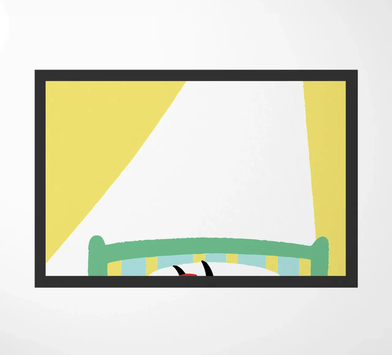 Cane che dorme zerbino da TRENDY POSTER SHOP