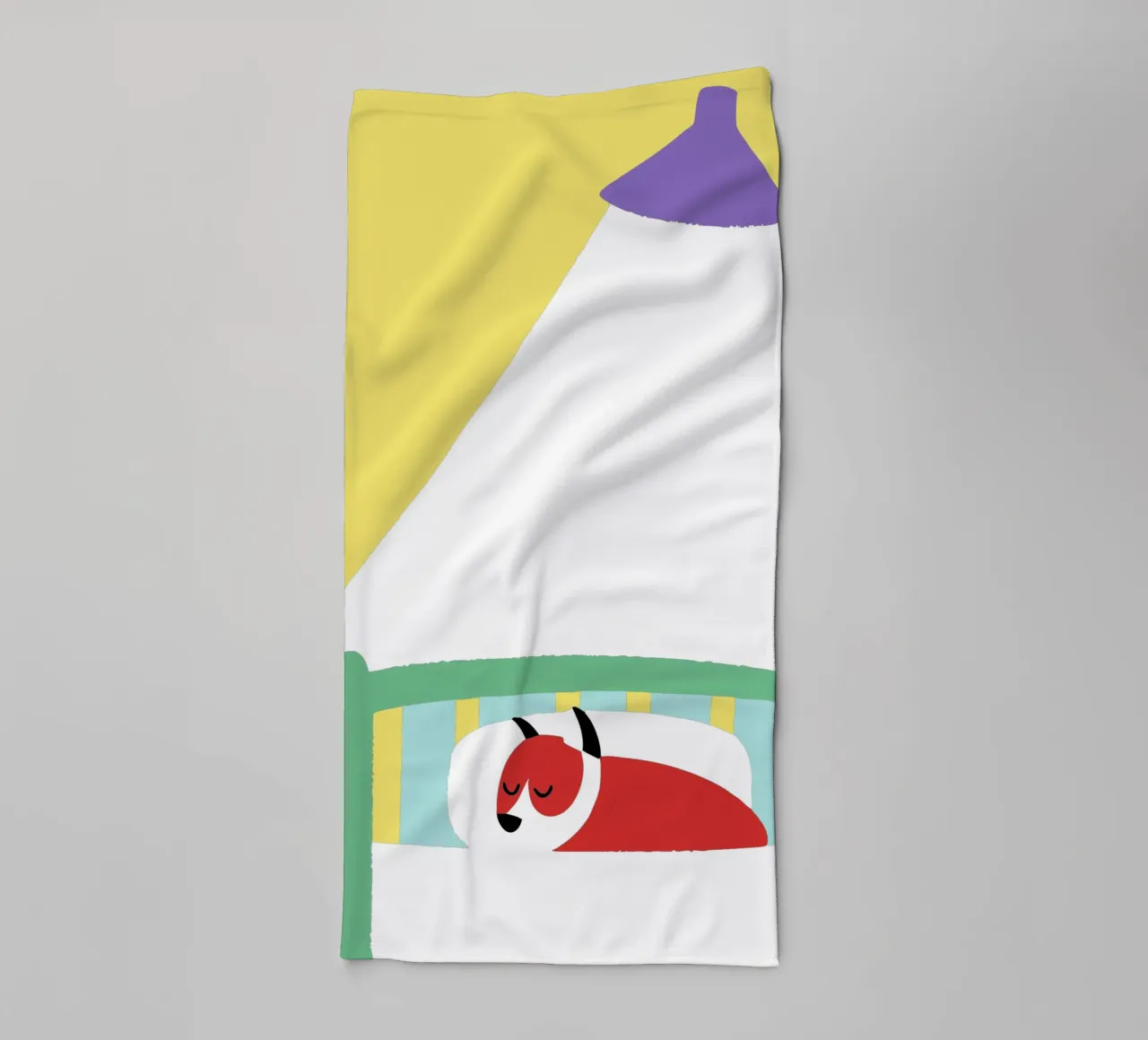 Cane che dorme asciugamano da bagno da TRENDY POSTER SHOP