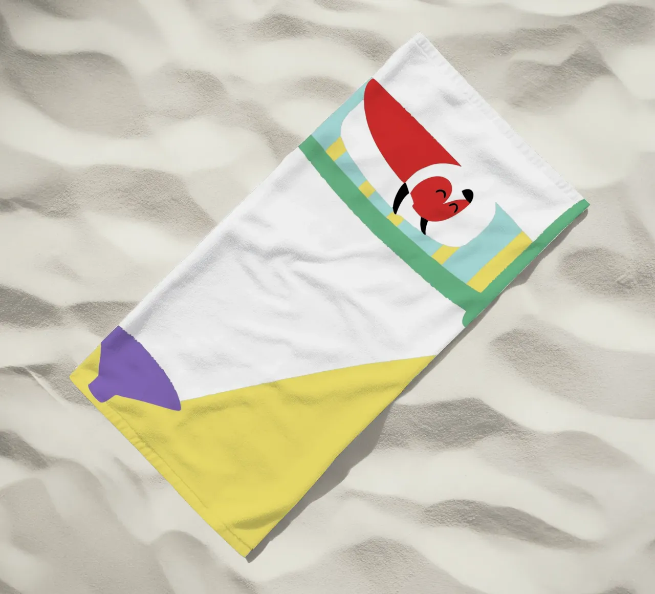 Cane che dorme telo mare da TRENDY POSTER SHOP