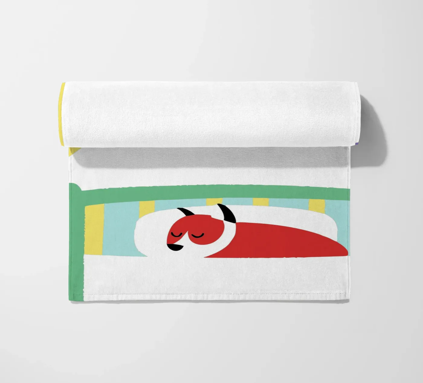 Cane che dorme telo mare da TRENDY POSTER SHOP